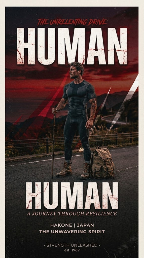 "HUMAN: Unwavering Spirit" – Aggressive Gym & Fitness Poster